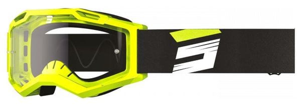 Masque Shot Assault 2.0 Noir Jaune Fluo