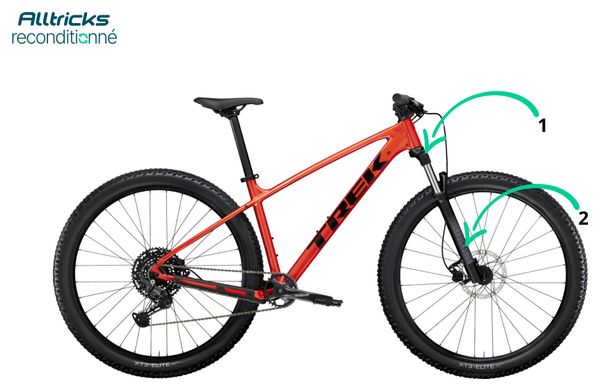 MTB Semi-Rigid Trek Marlin 6 Shimano Cues 10V 29'' Lava Red Gen 3