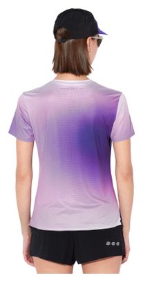 Maglia a maniche corte Circle Legend Race viola da donna
