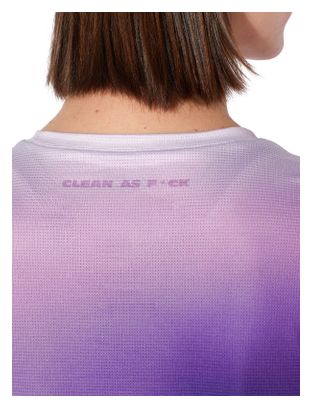 Maglia a maniche corte Circle Legend Race viola da donna