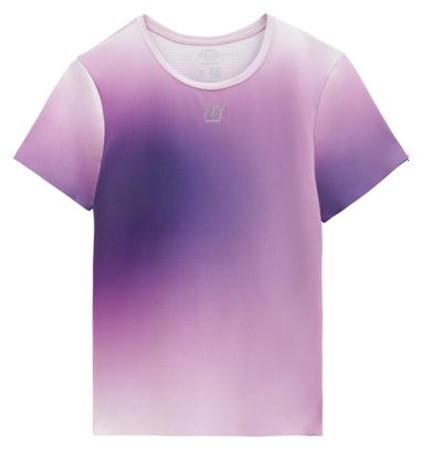 Maglia a maniche corte Circle Legend Race viola da donna