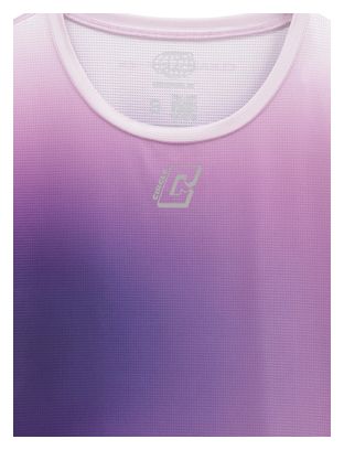 Maglia a maniche corte Circle Legend Race viola da donna