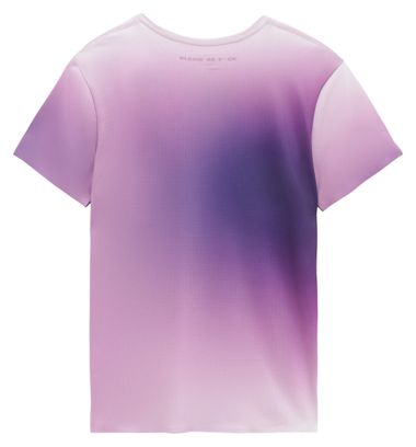 Maglia a maniche corte Circle Legend Race viola da donna