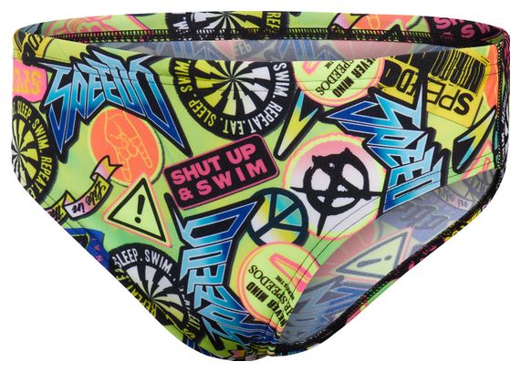 Slip de bain enfant Speedo Eco+ Comic Chaos Allov 6 5 cm