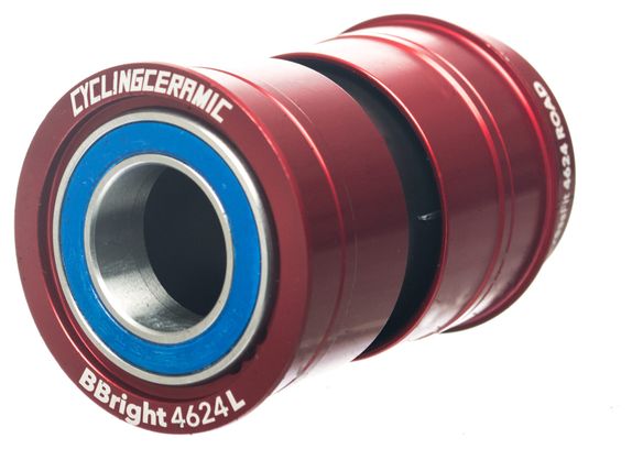 CyclingCeramic Bottom Bracket BB Right Pressfit 46-24 Sram GXP Red