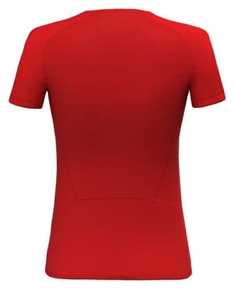 Salewa Pedroc Polartec Delta Damen T-Shirt Rot