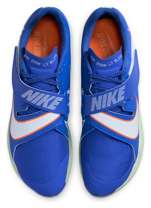 Zapatilla de atletismo unisex <strong>Nike Air Zoom Elite de salto de longitud Azul</strong> Verde