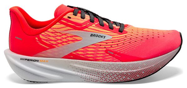Chaussures Running Brooks Hyperion Max Rouge Orange Femme