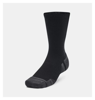 3 paar Under Armour Performance Tech Socks Zwart Unisex