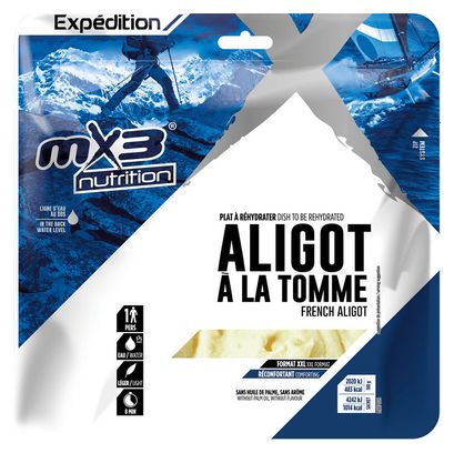 Repas Lyophilisé MX3 Aligot à la Tomme Hypercalorique 210g