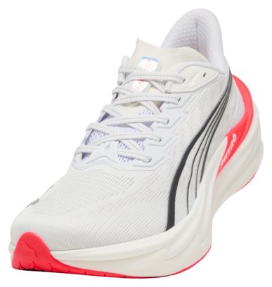 Zapatillas de running Puma Deviate Nitro 4 blancas/rojas para hombre