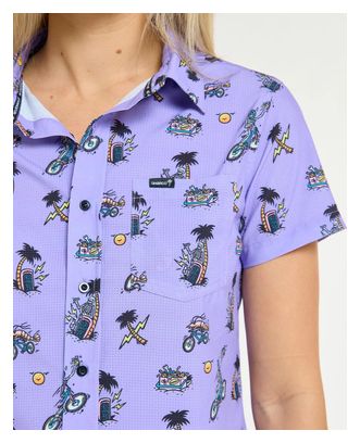 Camicia Dharco Tech Party Viola Donna