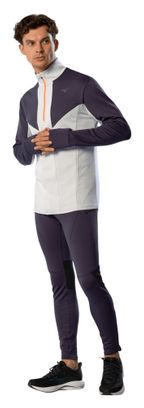 Mizuno Active Warmalite Bianco/Blu Uomo 1/2 Zip Thermal Top