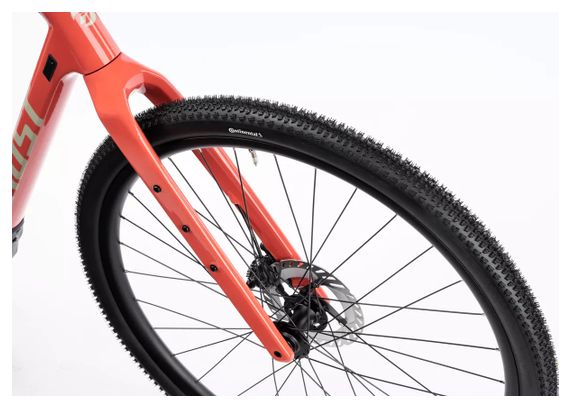Vélo de Gravel Ghost Asket CF Pro Shimano GRX 12V 700 mm Orange/Beige 2026