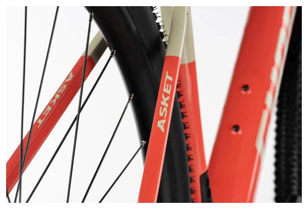 Vélo de Gravel Ghost Asket CF Pro Shimano GRX 12V 700 mm Orange/Beige 2026