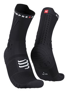 Paar Compressport Pro Racing Socks v4.0 Trail Black