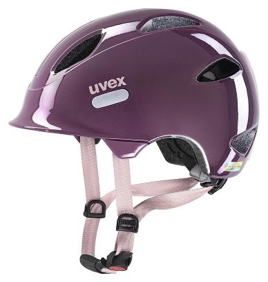 Casco infantil Uvex oyo plum-dust púrpura