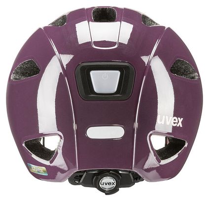 Casco infantil Uvex oyo plum-dust púrpura