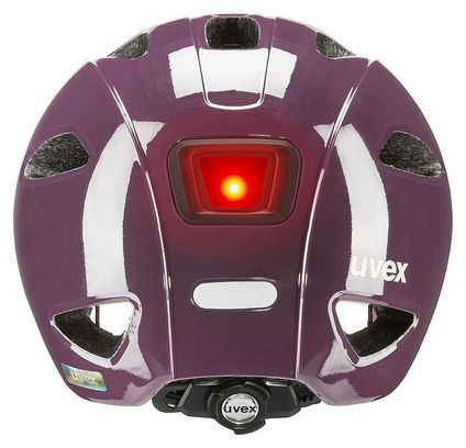 Casco infantil Uvex oyo plum-dust púrpura