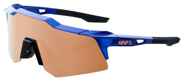 100% Speedcraft XS - Gloss Cobalt Blue - Copper Mirror Hiper Goggles