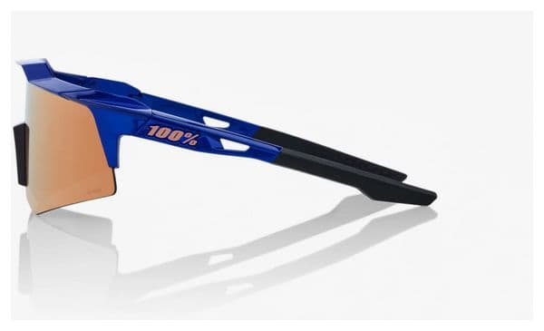 100% Speedcraft XS Goggles - Gloss Cobalt Blue - Copper Mirror Hiper