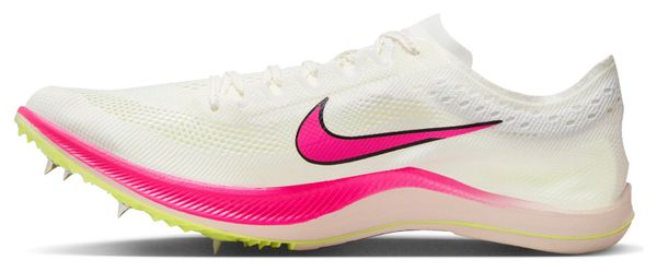 Nike ZoomX Dragonfly Bianco Rosa Giallo Unisex Scarpe da atletica leggera