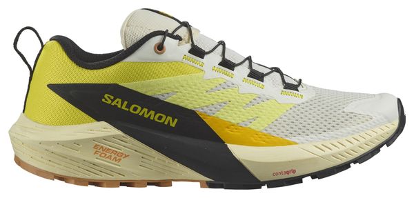 Trailrunning-Schuhe für Frauen Salomon Sense Ride 5 Gelb Schwarz