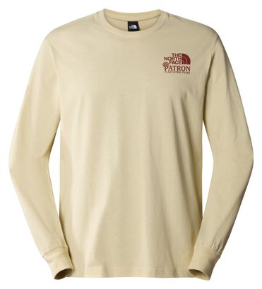 T-Shirt Manches Longues The North Face Nature Beige