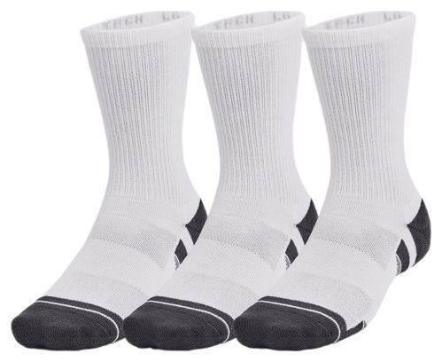 3 Pares de Calcetines Under Armour Performance Tech Blanco Unisex