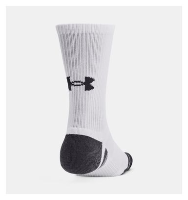 3 paar Under Armour Performance Tech Socks Wit Unisex