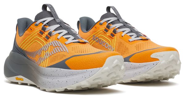 Saucony Xodus Ultra 4 Men's Trail Running Shoes - Orange/Gray