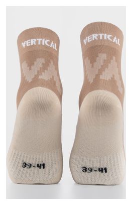 Chaussettes Vertical Mountain High Double-Layer Marron