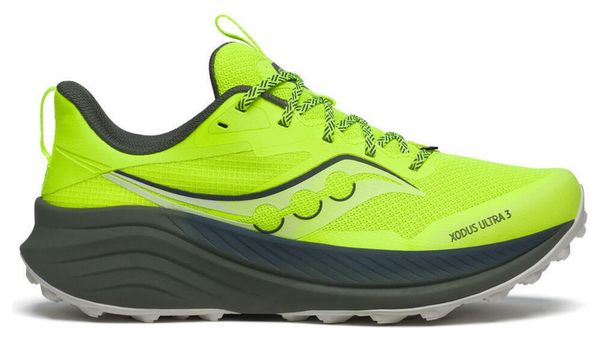 Zapatillas <strong>de</strong>trail para hombre <strong>Saucony Xodus Ultra 3 Amarillo/Caqui</strong>