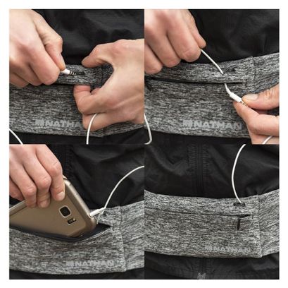 Nathan The Zipster Belt Black