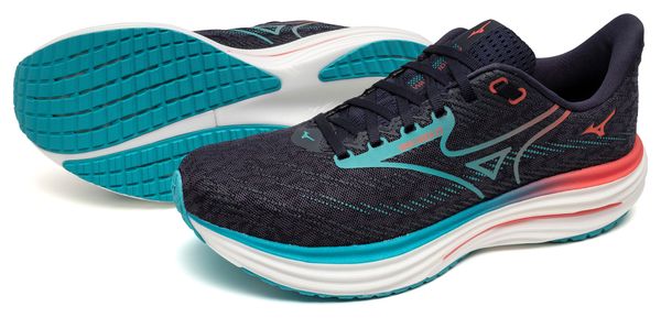 Scarpe da corsa Mizuno Wave Rider 29 Grigio/Blu/Rosso Uomo
