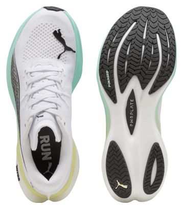 Puma Running Shoes Deviate Nitro 3 White/Green Woman
