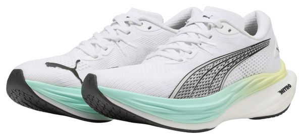 Puma Running Shoes Deviate Nitro 3 White/Green Woman