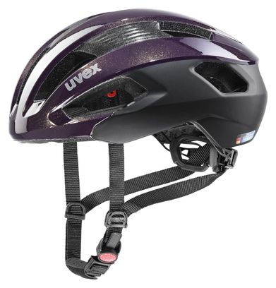 Uvex Rise CC Helm Schwarz Violett