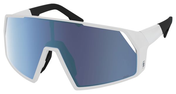 Scott Pro Shield White AMP Blue Chrome Sunglasses