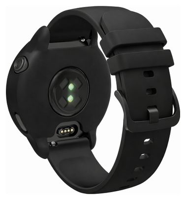 Coque de protection souple en silicone pour Garmin Vivoactive 6/Active 6 – Noir