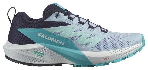 Trail Running Women's Shoes Salomon Sense Ride 5 Blue