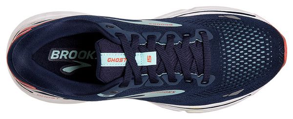 Chaussures Running Brooks Ghost 15 Bleu Rose Femme