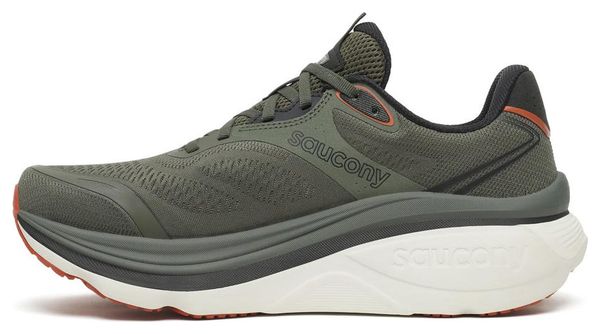 Saucony Hurricane 26 Laufschuhe für Herren, Khaki/Schwarz