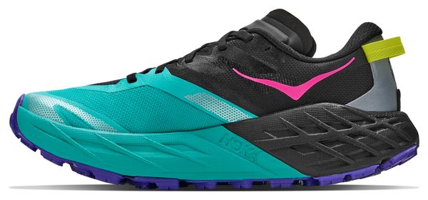 Zapatillas de trail Hoka Speedgoat 7 verde/negro para mujer