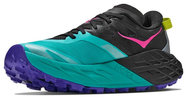 Zapatillas de trail Hoka Speedgoat 7 verde/negro para mujer