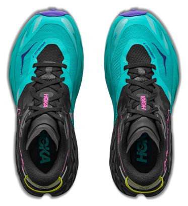 Zapatillas de trail Hoka Speedgoat 7 verde/negro para mujer