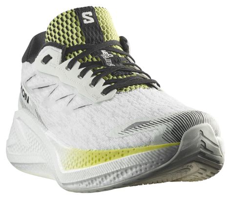 Zapatillas de running Salomon Aero Glide 4 blancas/amarillas para hombre