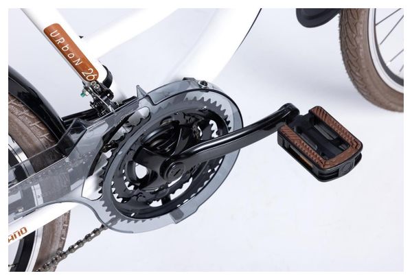 Vélo de Ville URBAN 26   SHIMANO 21v - Blanc