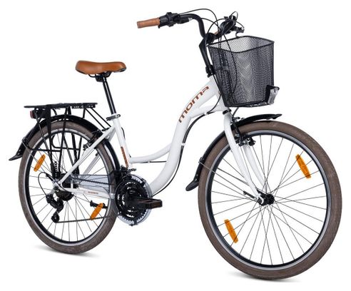Vélo de Ville URBAN 26   SHIMANO 21v - Blanc