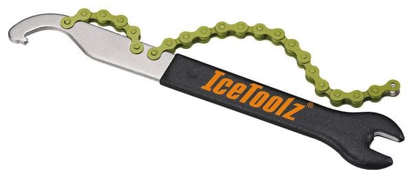 Herramienta de cadena IceToolZ + llave de pedal
